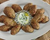 Foto del passaggio 5 della ricetta Polpette di broccoli siciliani e cavolo rosso