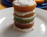 A picture of step 2 of 🌈 Our little rainbow snow men that turned to be monsters 😂😂.