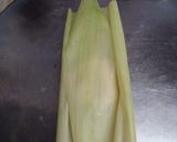 A picture of step 3 of Rice corn pockets.