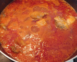 Foto del paso 4 de la receta: Espaguetis y muslitos de pollo en salsa picante de tomate con cerveza