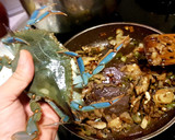 Foto del paso 12 de la receta: Jaiba Azul Chili Crab Thai Style en salsa cremosa de huevo