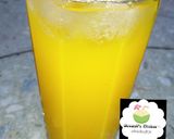 A picture of step 3 of Mango mints juice.