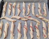 Sajtos-baconos leveles rudak recept fázis 3 fotója