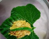 কুমড়ো পাতায় চিংড়ি ভাপা(kumro patay chingri vapa recipe in Bengali) রেসিপি ধাপ - 4 ছবি