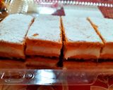 Pas rețetă Prăjitură de post(foi cu bulion, crema de griș, dulceața prune) 5 fotografie