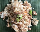 Foto langkah ke 3 dari resep 164. Nasi bakar tuna kaleng + pete.