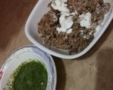 A picture of step 2 of Malai Qema sandwich.