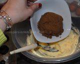 A picture of step 1 of Rainbow cookies.