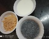 A picture of step 4 of Rose sandesh in sabza fallooda kheer.