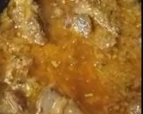 A picture of step 6 of Achar gosht.