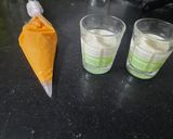 A picture of step 5 of Tricolor mousse.