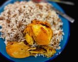 عکس مرحله 1 از دستور 🌸عدس پلو با مرغ🌸