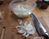 A picture of step 1 of French Onion Steak & Mushroom Tart.
