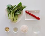 【上海菜飯+蒜茸蒸蝦】的食譜步驟5照片