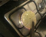 A picture of step 2 of Papad salad cone.