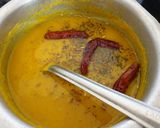 A picture of step 8 of Arhar Dal.
