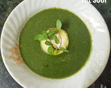 A picture of step 6 of Hariyali Soup.