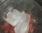 A picture of step 2 of Watermelon cooler.