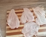 Foto del paso 1 de la receta: Pechuga de pollo rellena de piña