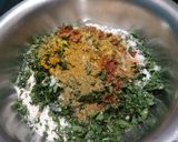 A picture of step 5 of Methi Thepla.
