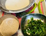 A picture of step 1 of Rice Flour and Little Millet Pancakes.