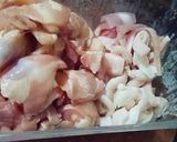 รูปขั้นตอนการทำที่ 2 ของ จับฉ่ายเอ็นข้อไก่,หนังหมู,น้ำซุปเหลือจากการทำไก่อบ - คีโต