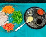 A picture of step 4 of Veg Noodles.