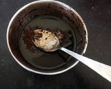 A picture of step 2 of Hot Mocha coffee.