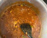 A picture of step 4 of Shahjani rice.