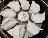 A picture of step 3 of Kothey Momo with Roasted Garlic Tomato Chutney (Veg).