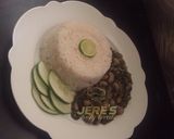 A picture of step 4 of Local rice with vegetable soup.