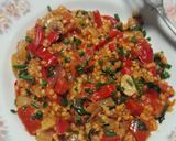 Tarhonyás lecsó (vegán) recept fázis 4 fotója