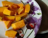 Gambar langkah 2 resipi Cucur labu cheese.