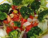 Foto del paso 5 de la receta: Ensalada tibia, brócoli, caballa, alubias