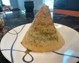 A picture of step 1 of Spinach mint cauliflower masala dosa.