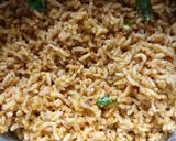 A picture of step 4 of Sesame rice.