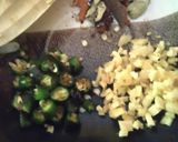 A picture of step 1 of Paneer Mouli.