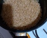 Foto del paso 3 de la receta: Hamburguesas de arroz yamaní y hojas, tallos de berenjena
