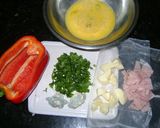 Foto del paso 2 de la receta: Morrón relleno a la parrilla