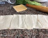 A picture of step 3 of Pinwheel sandwich Tricolour.