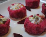 A picture of step 9 of Potato-Beetroot Salad.