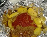A picture of step 5 of Crockpot Meatloaf.
