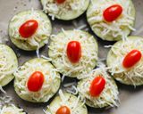 Une image de l'étape 2 de Aubergines Tranchées Grillées au Fromage.