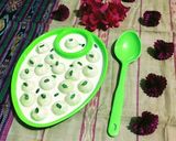 A picture of step 9 of Suji Ras Malai.