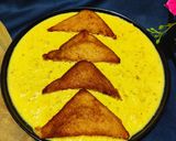 A picture of step 6 of Kesariya Shahi tukda.