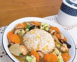 Foto langkah ke 5 dari resep Nasi Siram Udang.