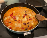 Foto del paso 5 de la receta: Thai curry de vegetales con pavo rebozado y arroz