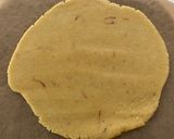 A picture of step 4 of Badam Puri.