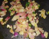 A picture of step 3 of Shahi palak paneer.