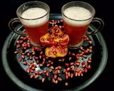 A picture of step 4 of Pomegranate juice.